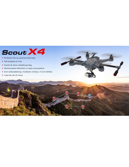 Dron Walkera Scout x4 z walizką