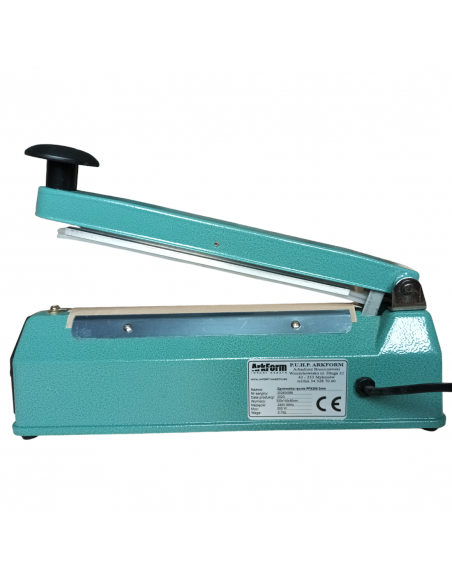 Zgrzewarka ręczna 200mm zgrzew 2mm Metalowa od lewej